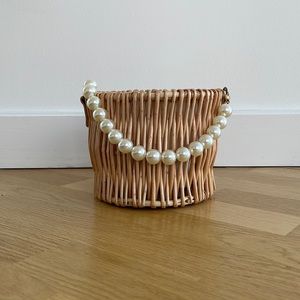 Pearl Straw Mini Bag